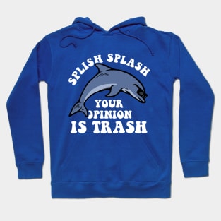 Splish Splash Your Opinion Is Trash Hoodie